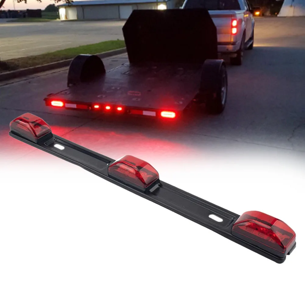 

12V Car Taillights LED Bar Red Brake Signal Light Roof Ceiling Side Marker Lamps Interior Decoration Car Styling