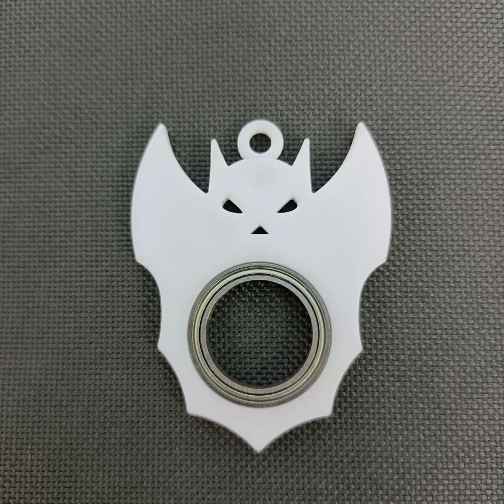 Porte-clés anti-ennui, Fidget Spinner, Noctilucent, Anti-anxiété, Rotation du bout des doigts, léger et créatif