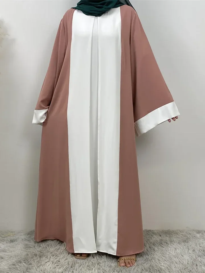 新デザイン ニダ ムスリム アバヤ ドバイ 高級婦人服 ベール付き イスラム モロッコ カフタン ブラック ラマダン 控えめなカジュアルウェア イード