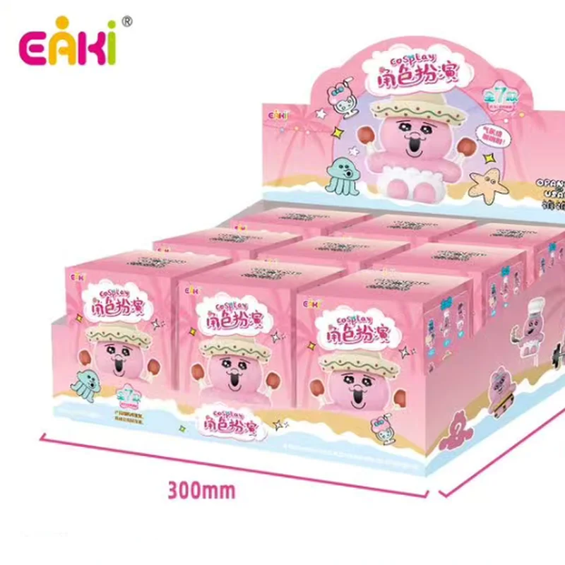 

EAKI официальная совместная мультяшная фигурка кролика, слепая коробка, Коллекционная кукла, креативный подарок, аутентичная ролевая игрушка