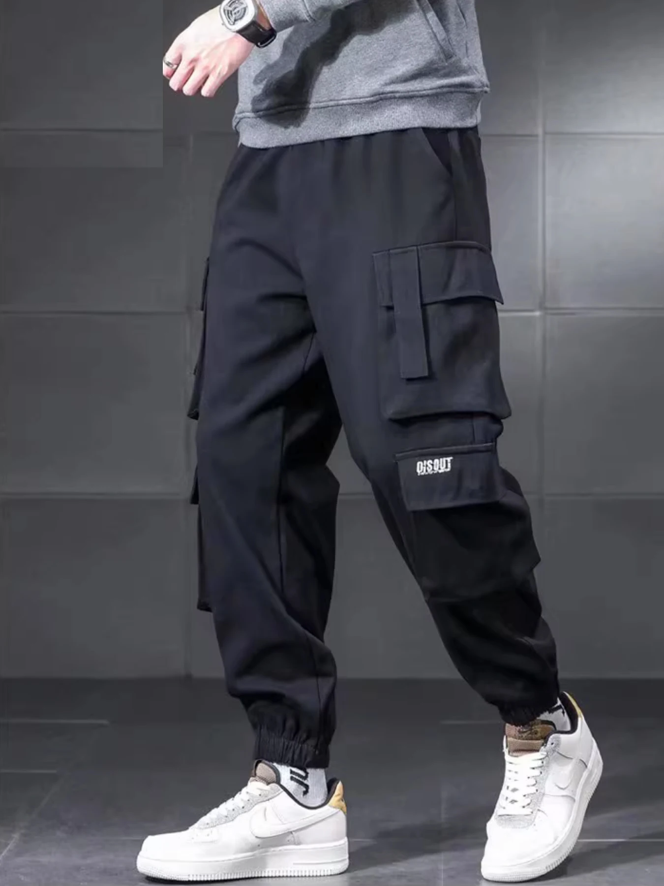 

2025 summer outdoor quick drying casual pants, loose plus size straight leg pants, American functional work pants for men