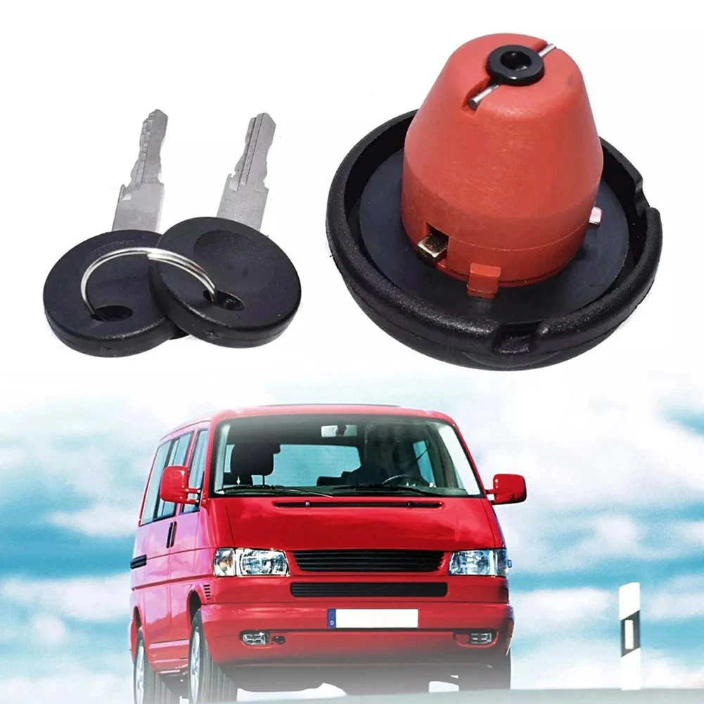 701201553 Fuel Tank Cap Lock for For CARAVELLE and For TRANSPORTER T4 with 2 Keys Plastic and Metal Construction