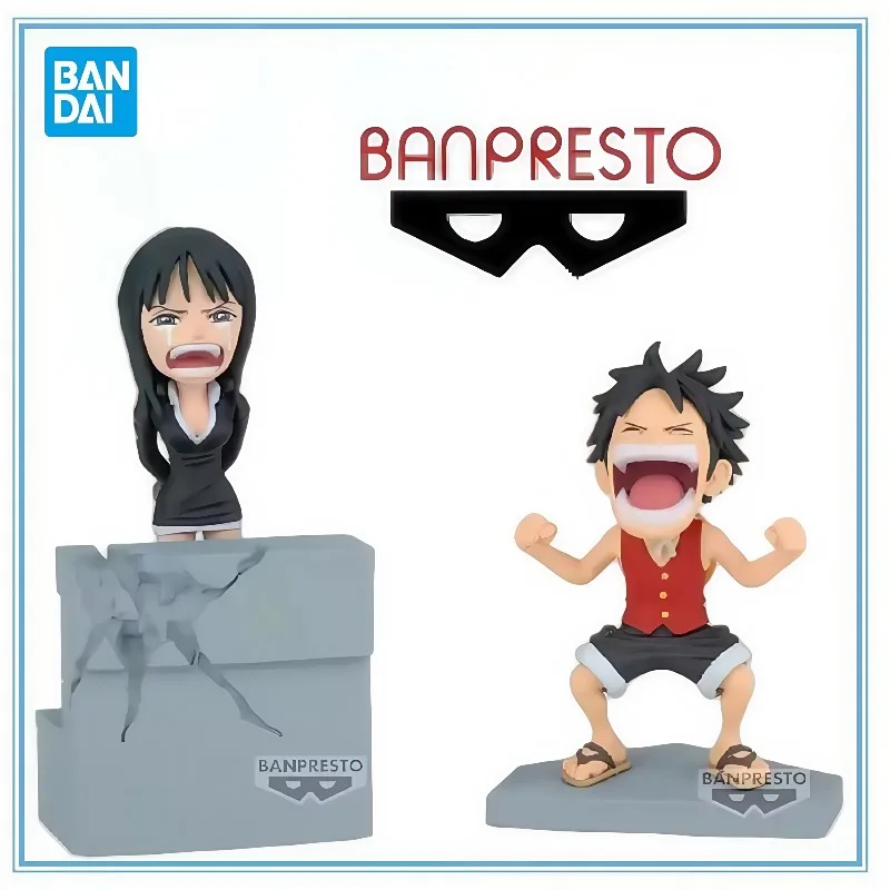 

BANDAI в наличии, оригинальные Banpresto WCF Vol17 ONE PIECE Nico Robin Luffy Enies, аниме-фигурки, модель, коллекционные игрушки, подарки, игрушки