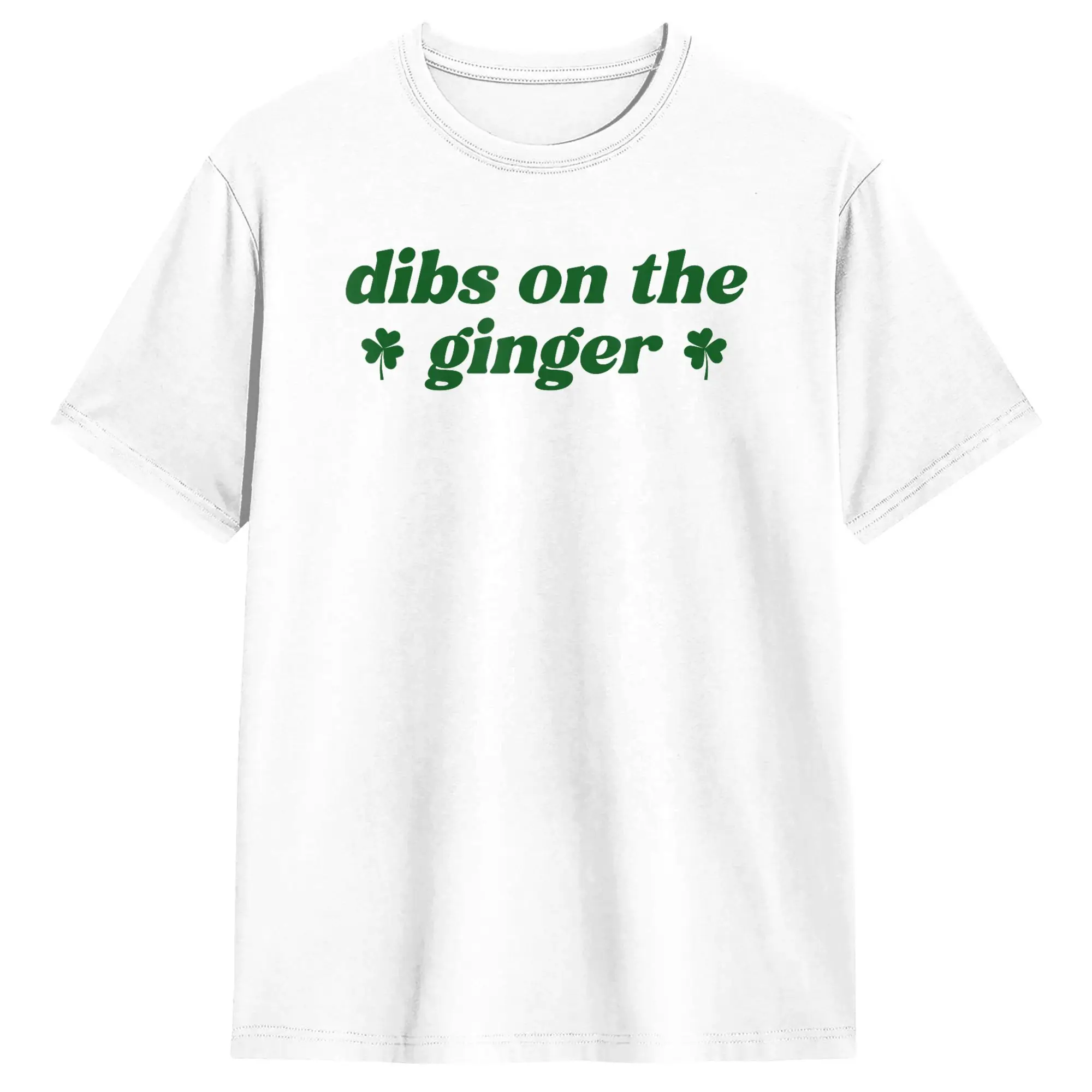 

Fashion Dibs On The Ginger St Patrick's Day Irish Gingers Redhead T-Shirts Men Crew Neck Cotton T Shirt Short Sleeve Tee Shir