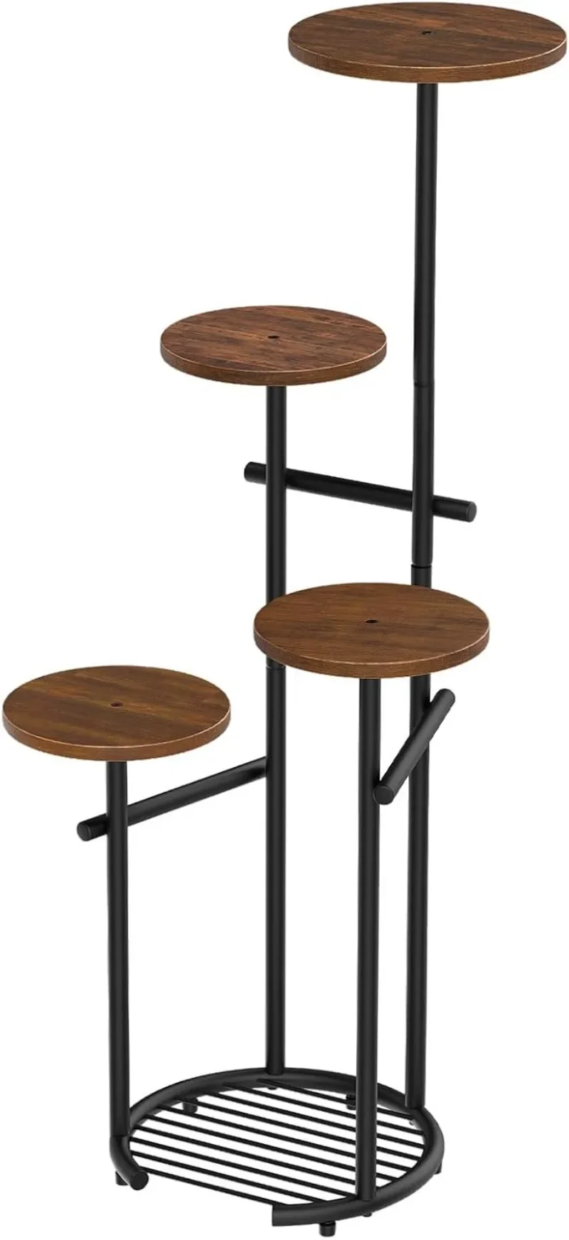 5 Tier Metal Plant Stand Indoor， Plant Shelf, Corner Shelf Flower Pot Stand for Outdoor Plant Stand for Living Room Balcony