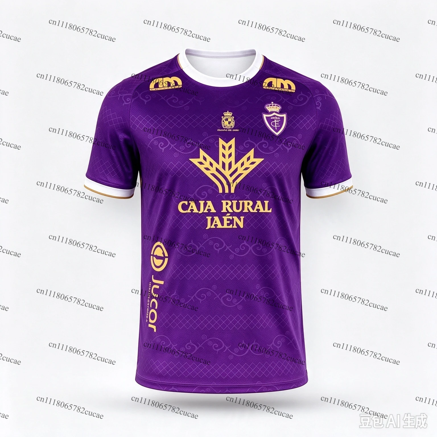2026 Real Jaén 3D Print Football Jersey Men Women Summer Sports Oversize T-shirt Breathable Quick Drying Streetwear Fashion