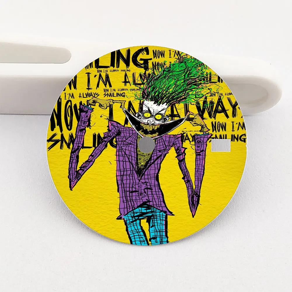 28.5mm Customized NH35 watch dial is a color-painted dial with personalized color printing, suitable for the NH35/36 movement