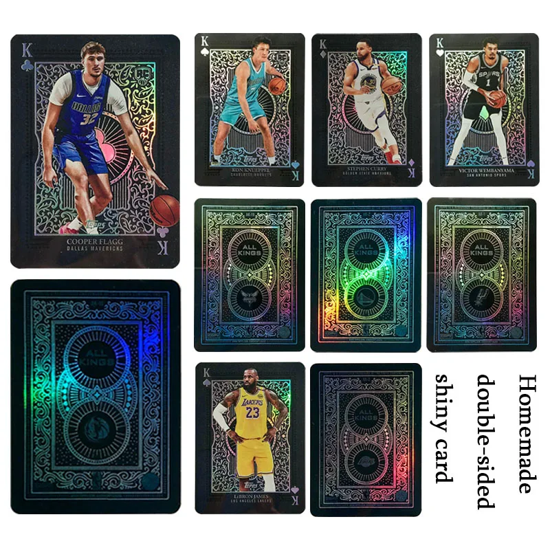 Collectible Cards  2026 Playing Cards Special Cards Mavericks Flag Lakers LeBron Warriors Curry Reprint DIY Double Sided Foil