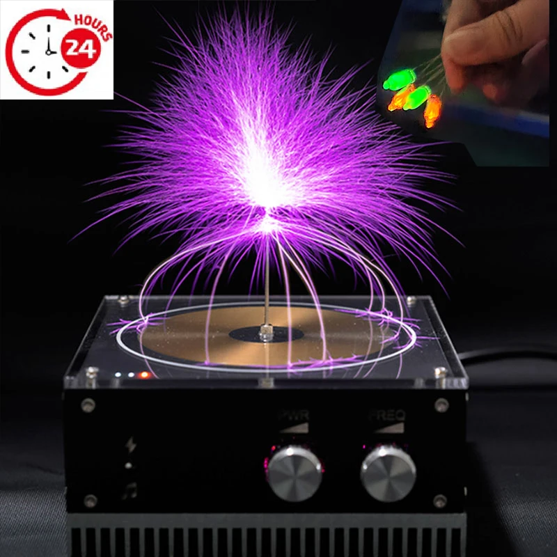 

Music Tesla Coil Arc Multifunctional Plasma Speaker High Frequency Voltage Pulse Arc Generator Scientific Experimental Toy