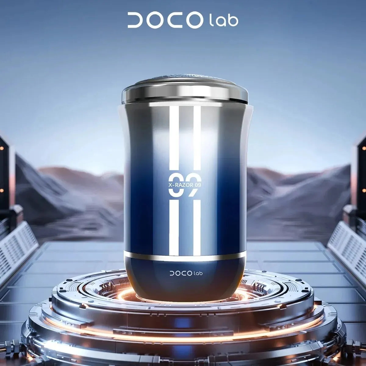 

Электробритва DOCO Мужская аккумуляторная для влажного и сухого бритья, USB Type-C