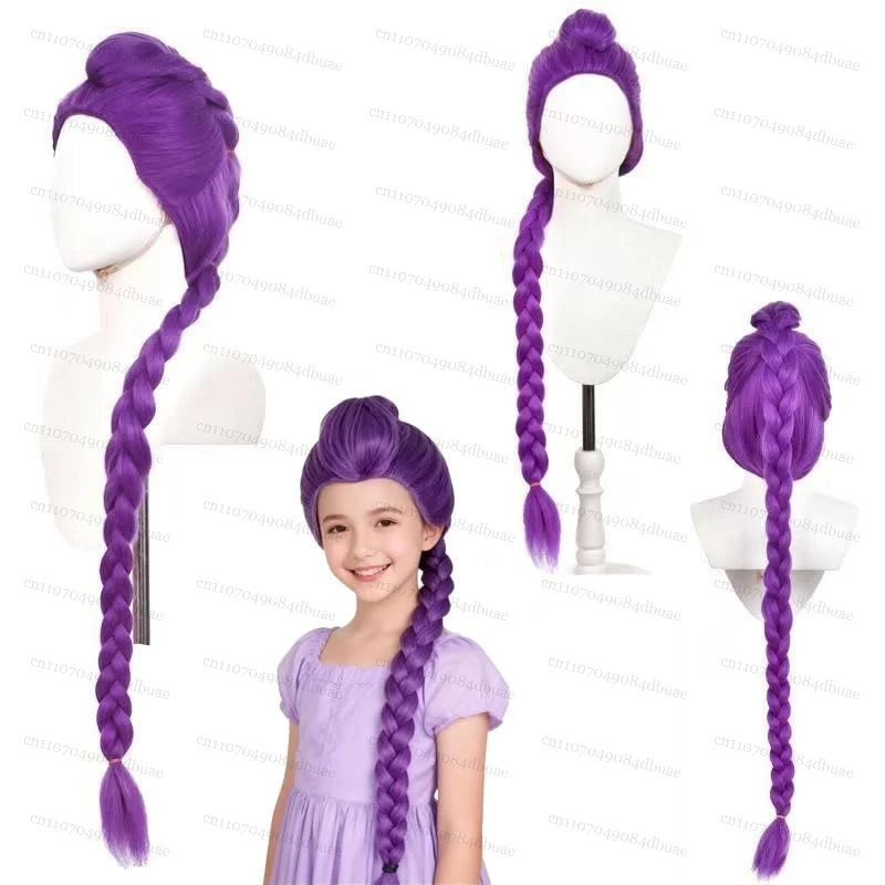 Kpop 악마 사냥꾼 의상 코스프레 가발 애니메이션 가발 소품으로서의 역할을 맡으세요 어린이와 성인은 파티에 적합합니다 할로윈 역할극