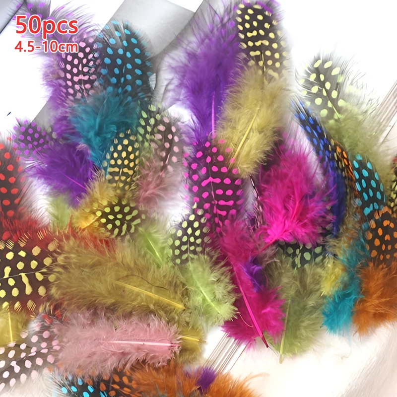 50pcs Pheasant Feathers For Dream Catcher Making 4.5-10cm Spot Natural Mixed Colors Plumas Decor Small Crafts Assortment Piume