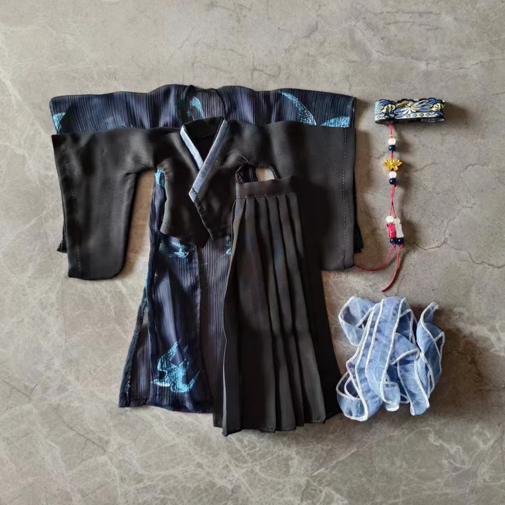 

1/6 Doll's Clothes Suit for 30cm Male Female Bjd Doll Dress Up Girl Toy Ancient Chinese Style Clothing Doll Accessories, No Doll