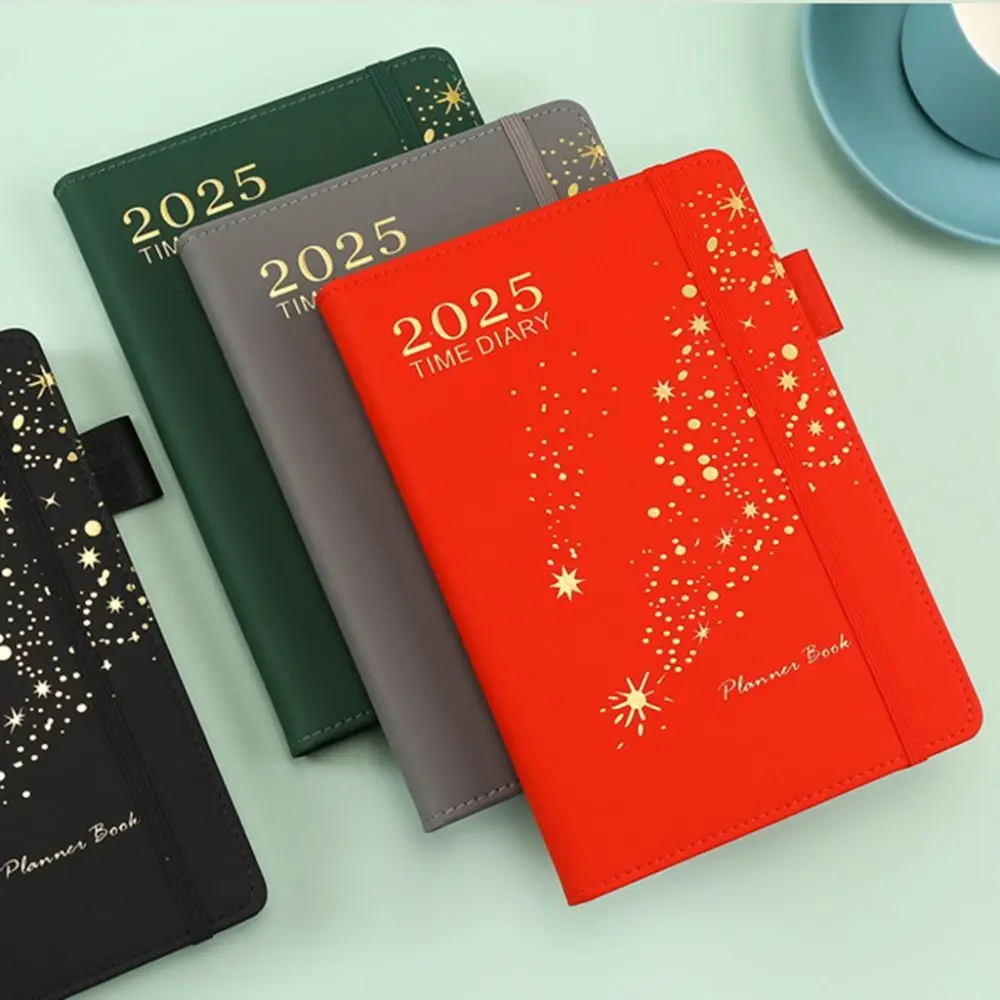 A5 2025 Agenda Planner Notebook 180 Pages Paper 12 Months Planner Notebook Multifunction Creative 365 Days Notepad Daily Planner