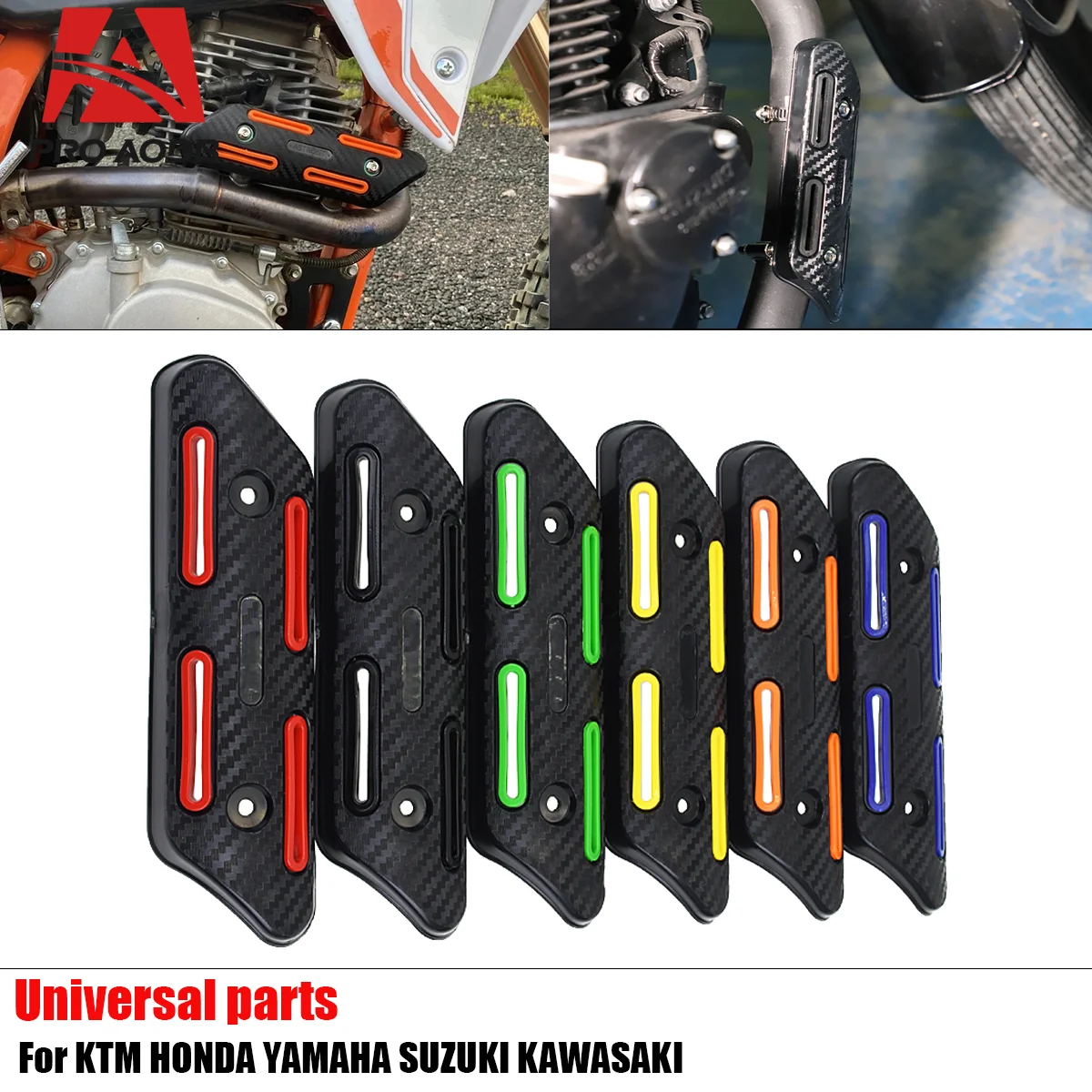 

Anti-scalding Guard Exhaust Heat Shield Protector For KTM EXC-F SXF SMR XCF XCFW For HUSQVARNA SHERCO Yamaha Honda Suzuki