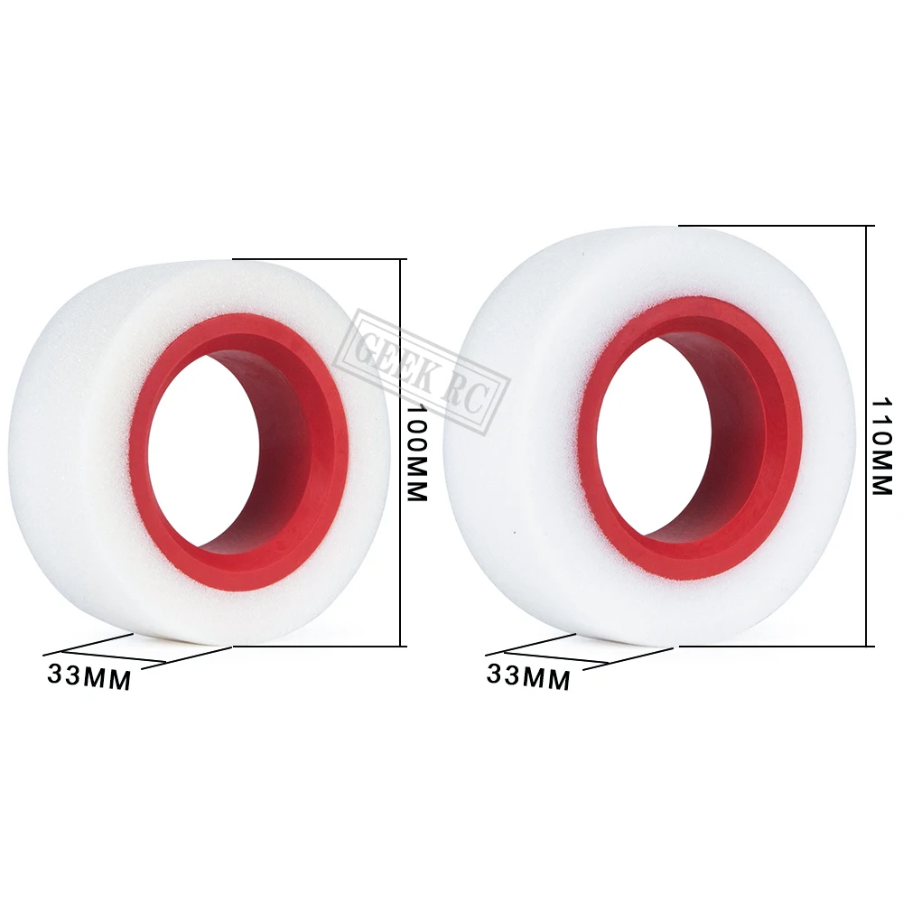 Dual Stage TPE Foams 100-110mm 114-120mm Fit 1.9