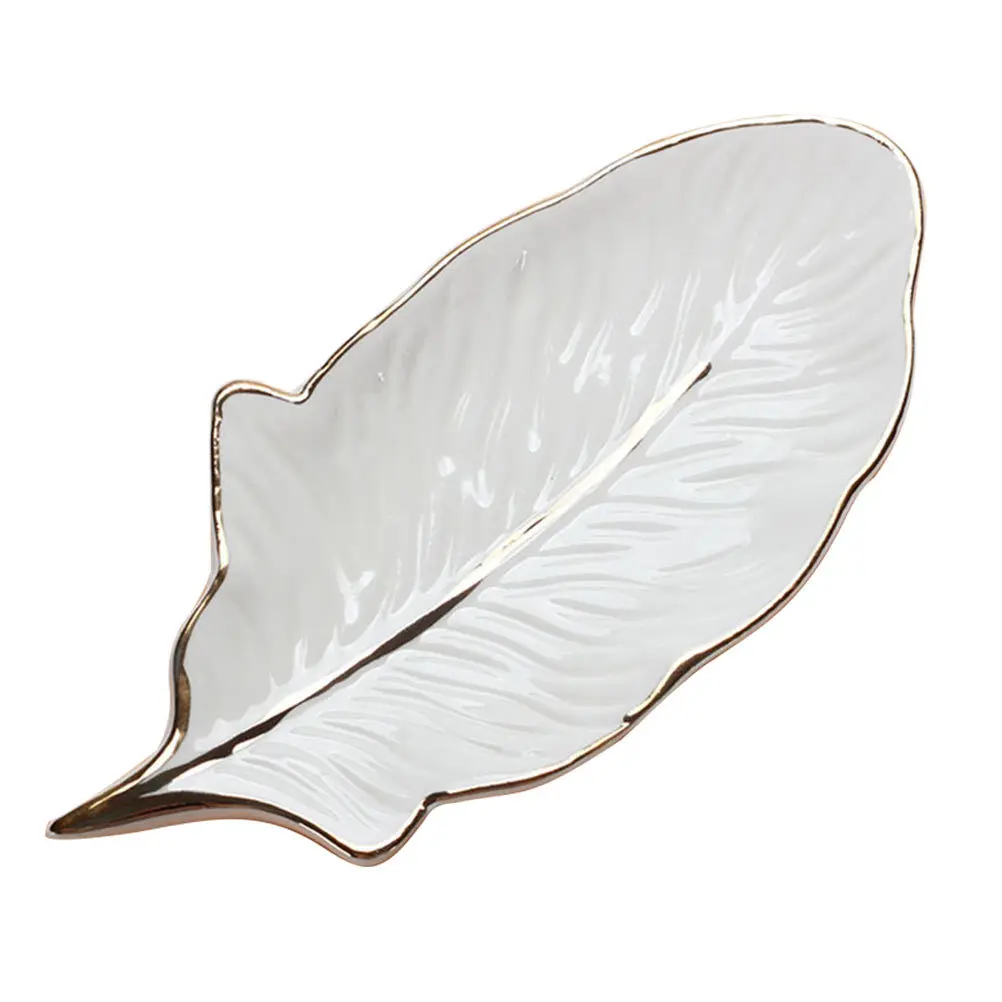 

1Pcs Exquisite Style Ceramic Storage Tray Multipurpose Desktop Jewelry Cosmetics Display Container Gift Idea