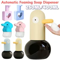 Automatic Foam Soap Dispenser Contactless Duck Shape Soap Dispenser Infrared Sensor Soap Dispenser Rechargeable 400ML