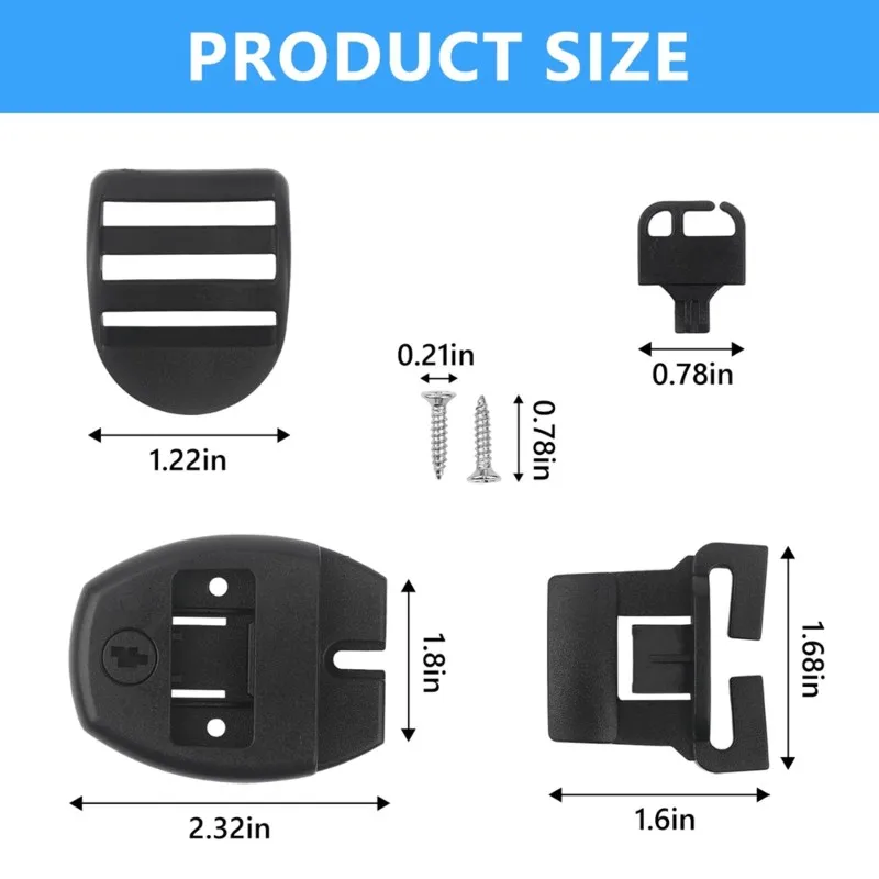 【CHRISTMAS 】4 Sets Spa Hot Tub Cover Clips,Hot Tub Lid Lock Set,Spa Cover Clips For Hot Tubs And Hot Springs