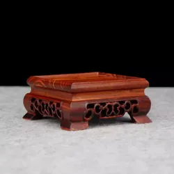 Jade stone base, teapot flower, bonsai, square antique base, for the whole piece