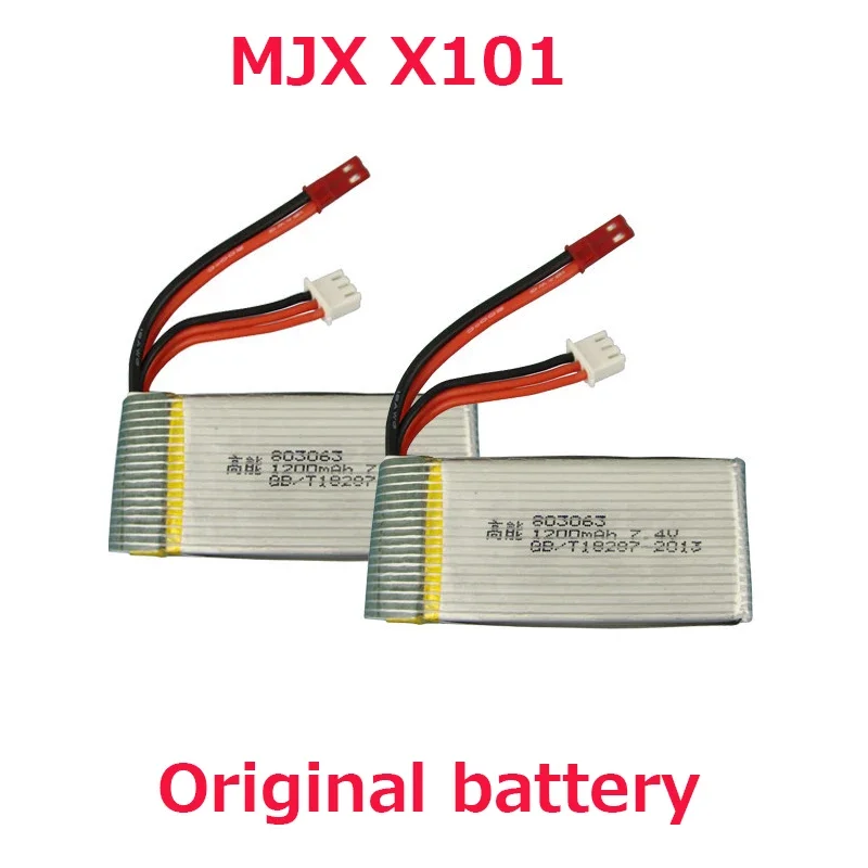 

(in stock) Original MJX X101 Battery 7.4v 1200mah Battery For MJX X101 Rc Quadcopter Spare part Free shipping