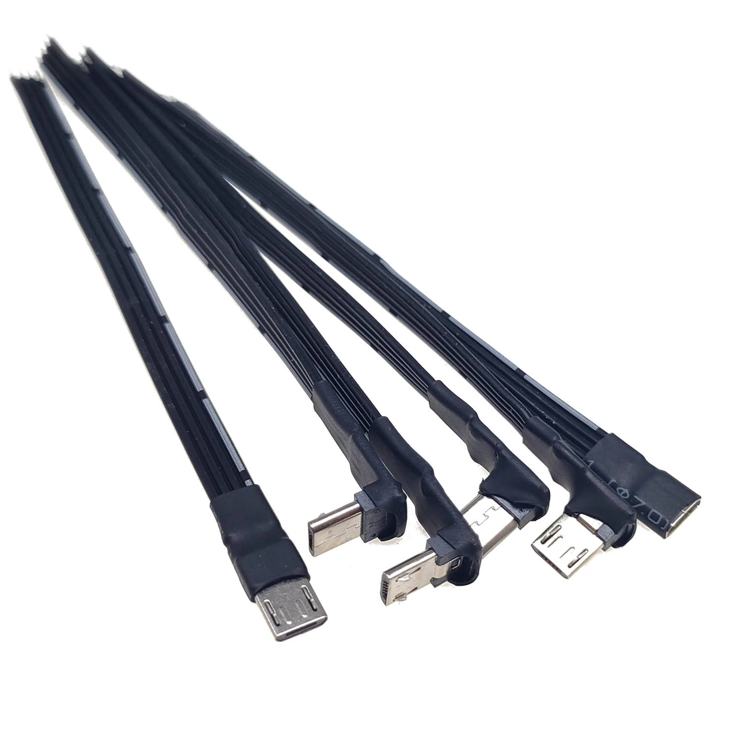 2PCS 5V USB Micro Mini Type C Male Plug 4 Pin to Bare Wire Open End Power Wire Connector USB-C Repair Power Charging Cable 26AW