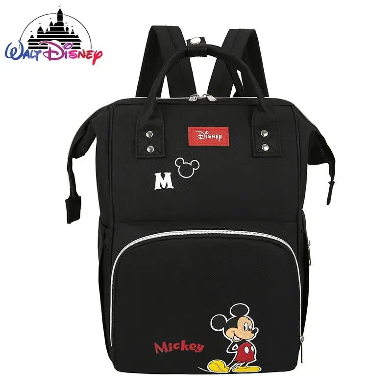 

Disney Mickey's New Diaper Bag Backpack Cartoon Cute Baby Diaper Bag Large Capacity Baby Bag Multi Functional and Fashionable