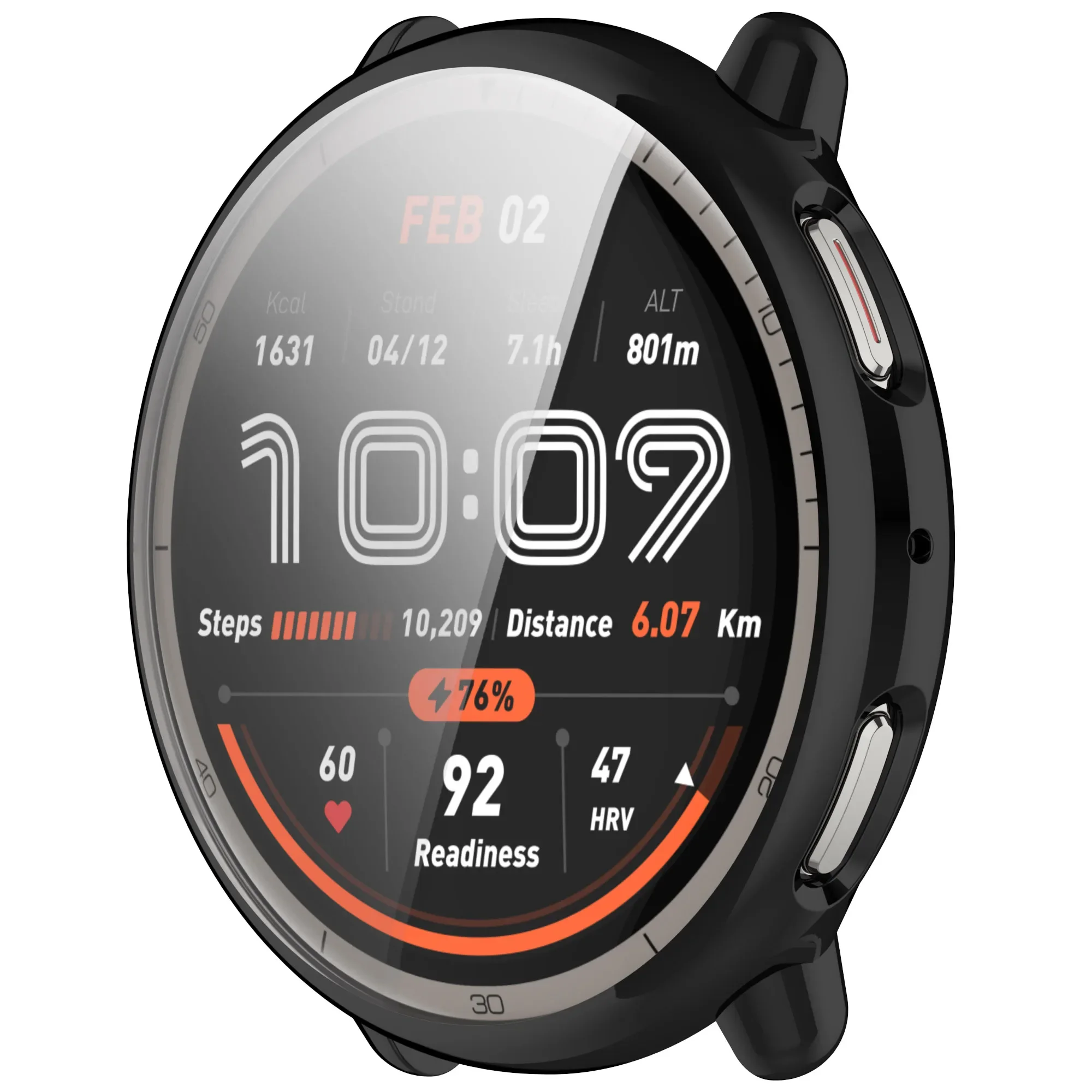 For Huami Amazfit Active 2 Full Coverage Bumper Soft Cover Case Protective Screen Protector Accessories