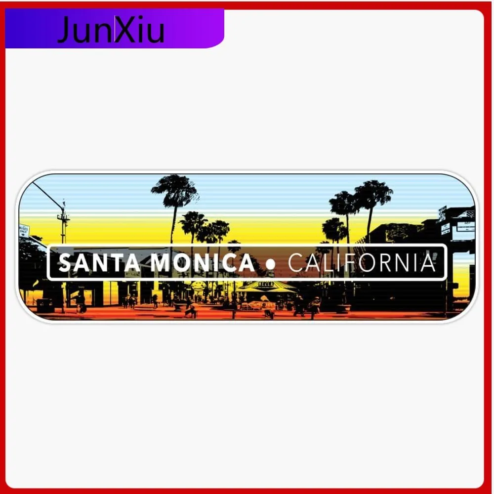 

Santa Monica CA Magnetic Bumper Sticker Vinyl Stickers Waterproof Decal Weatherproof and No