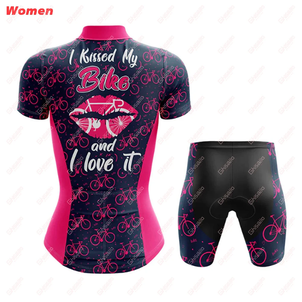 I Kissed My Bike โพลีเอสเตอร์ข - Mountain Biking Outfits Women บทวิจารณ์และราคา