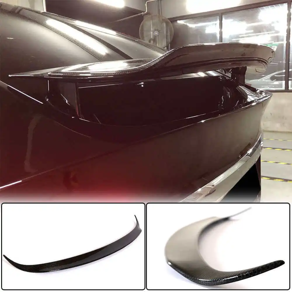 

For Tesla Model X Carbon Fiber Rear Trunk Spoiler Boot Wing Lip