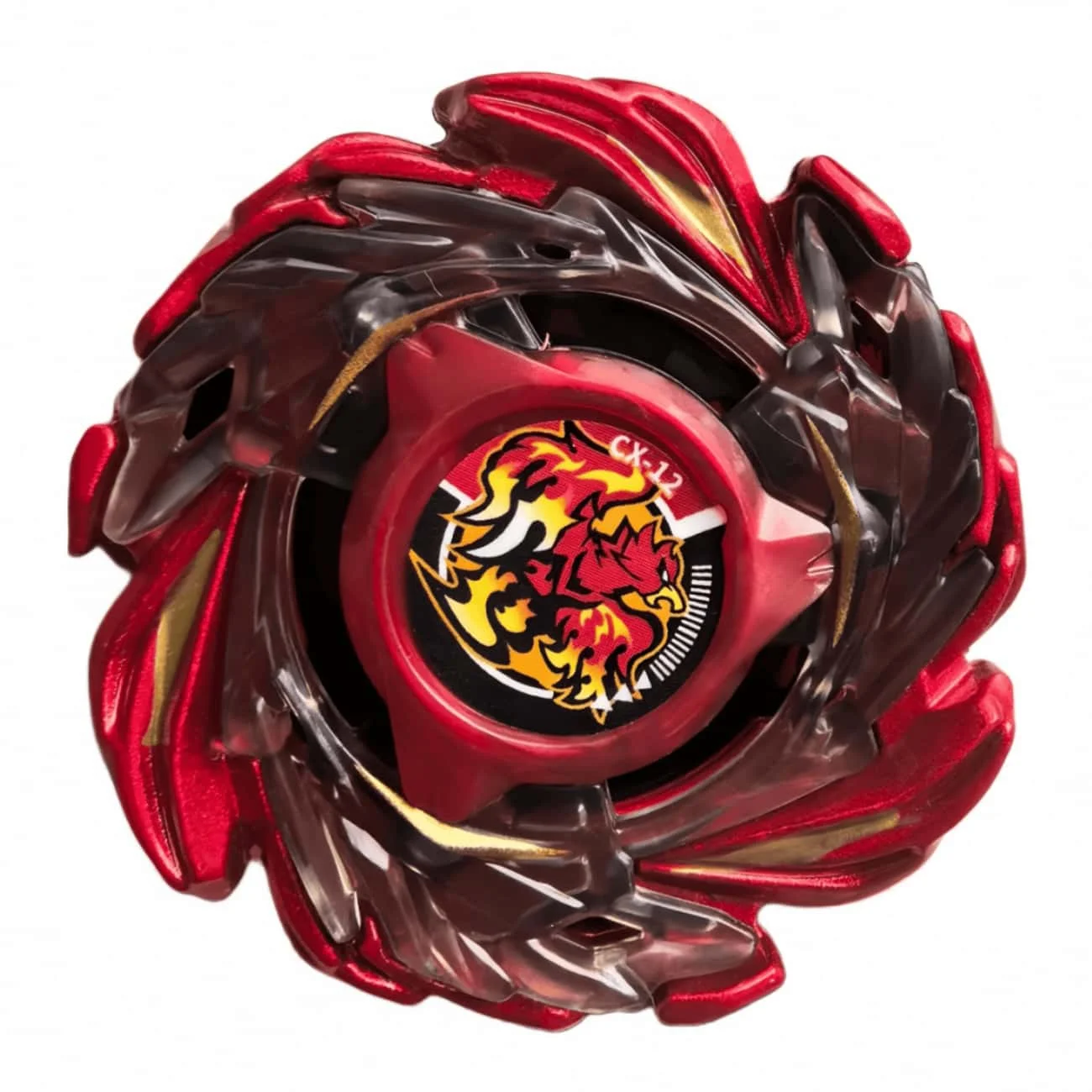 CX-12 Phoenix Flare Z9-80WW Rot Schwarz Gold Burn Fushihara Kampf-Spinnkreisel Angriffstyp Metall-Gyro-Spielzeug Jungen Sammlerstück Geschenk