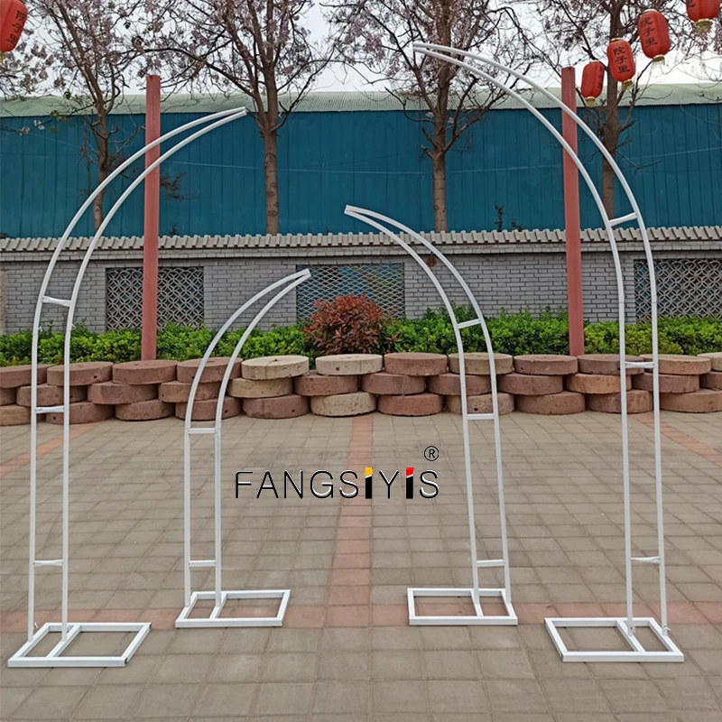 

2pcs/cover Wedding Backdrop Arch Stage Party Welcome Decoration wrought iron Flower Stand Horn Door Arc Home horn ox horn Stand