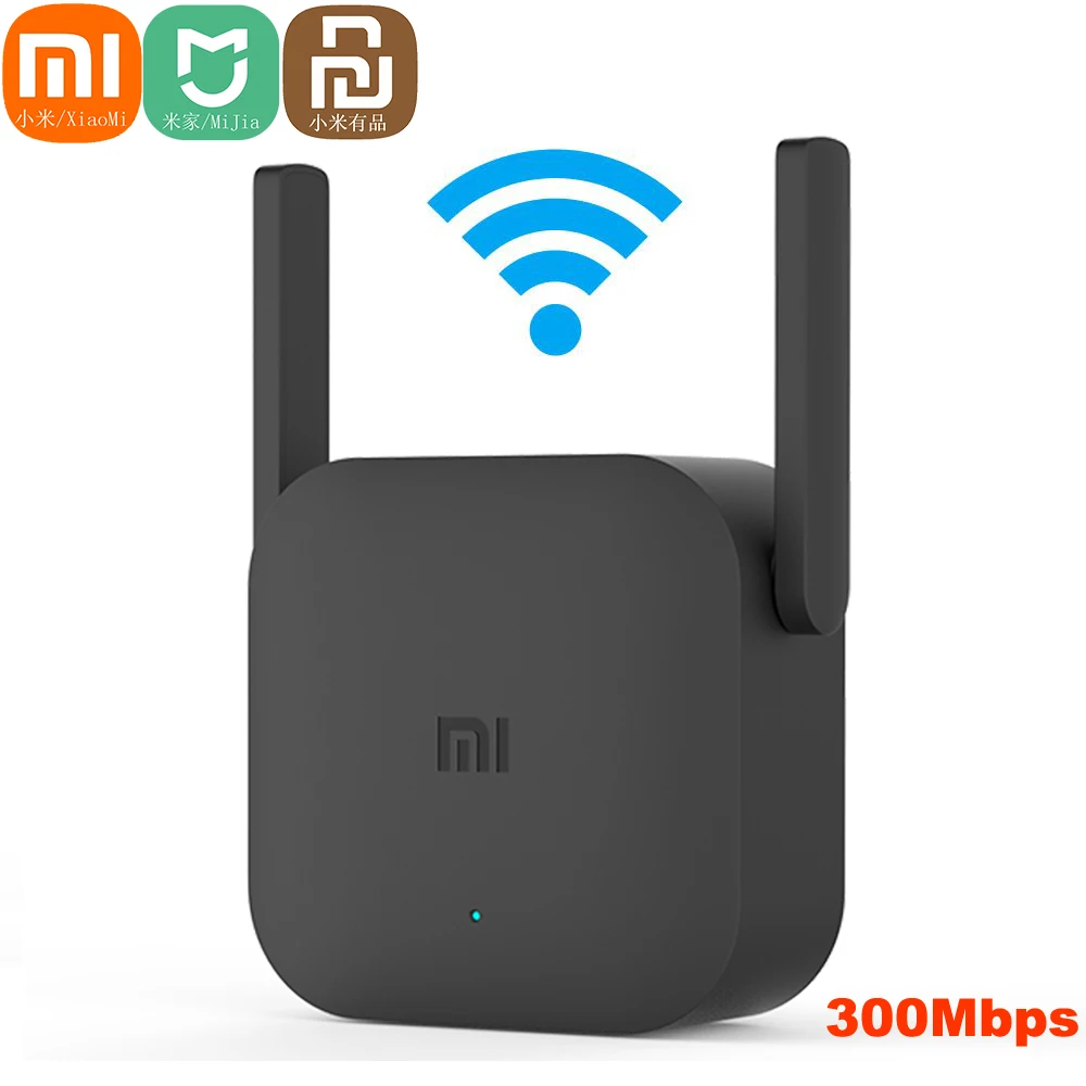 Xiaomi Mijia WiFi Amplifier Pro 300Mbps Amplificador Repeater Signal Cover Extender Roteador Wireless Router Repetidor