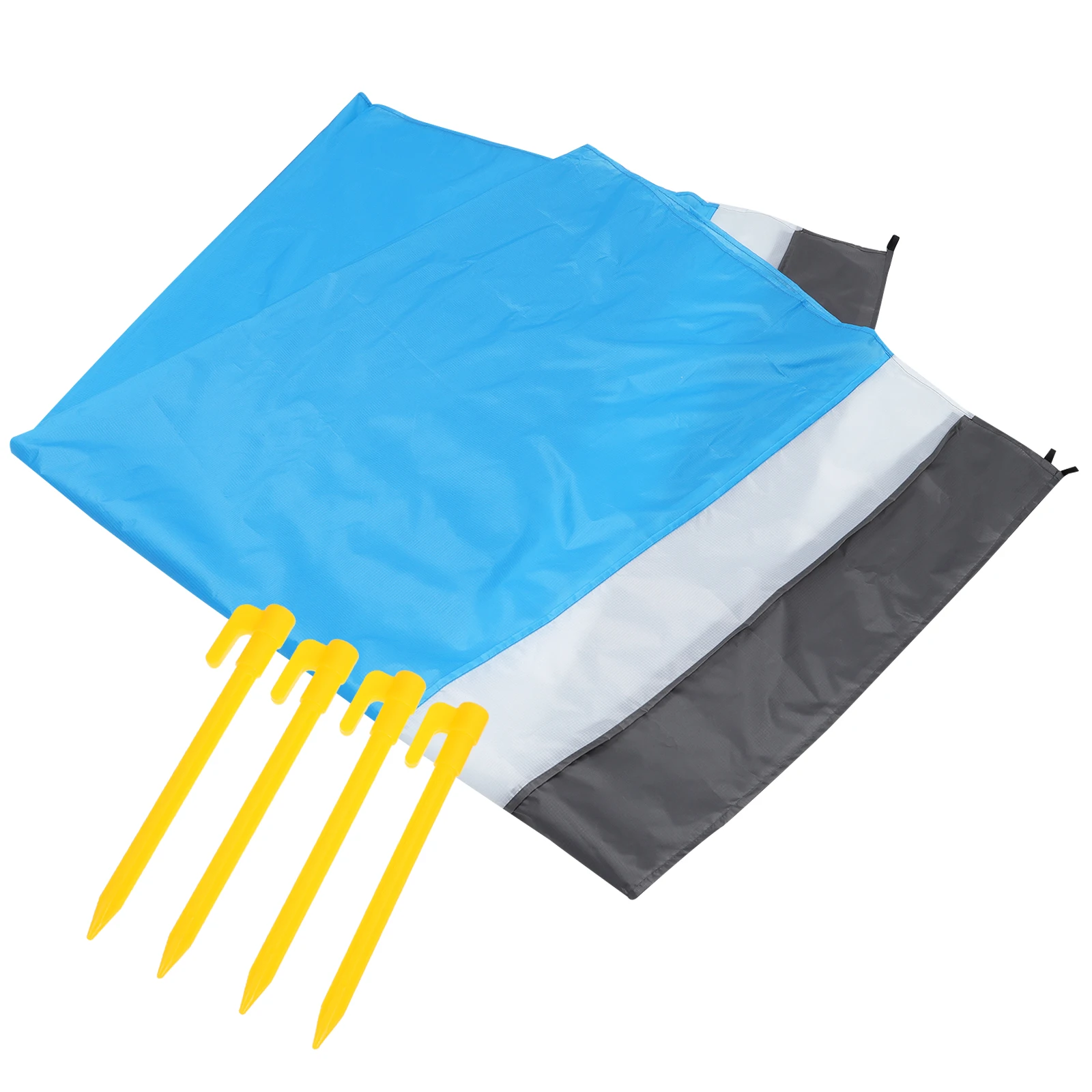 

Waterproof Beach Camping Cushion Portable Sand Resistant Quick Dry Picnic Ground Mat With 4 Tent Stakes Outdoor Travel Mat For