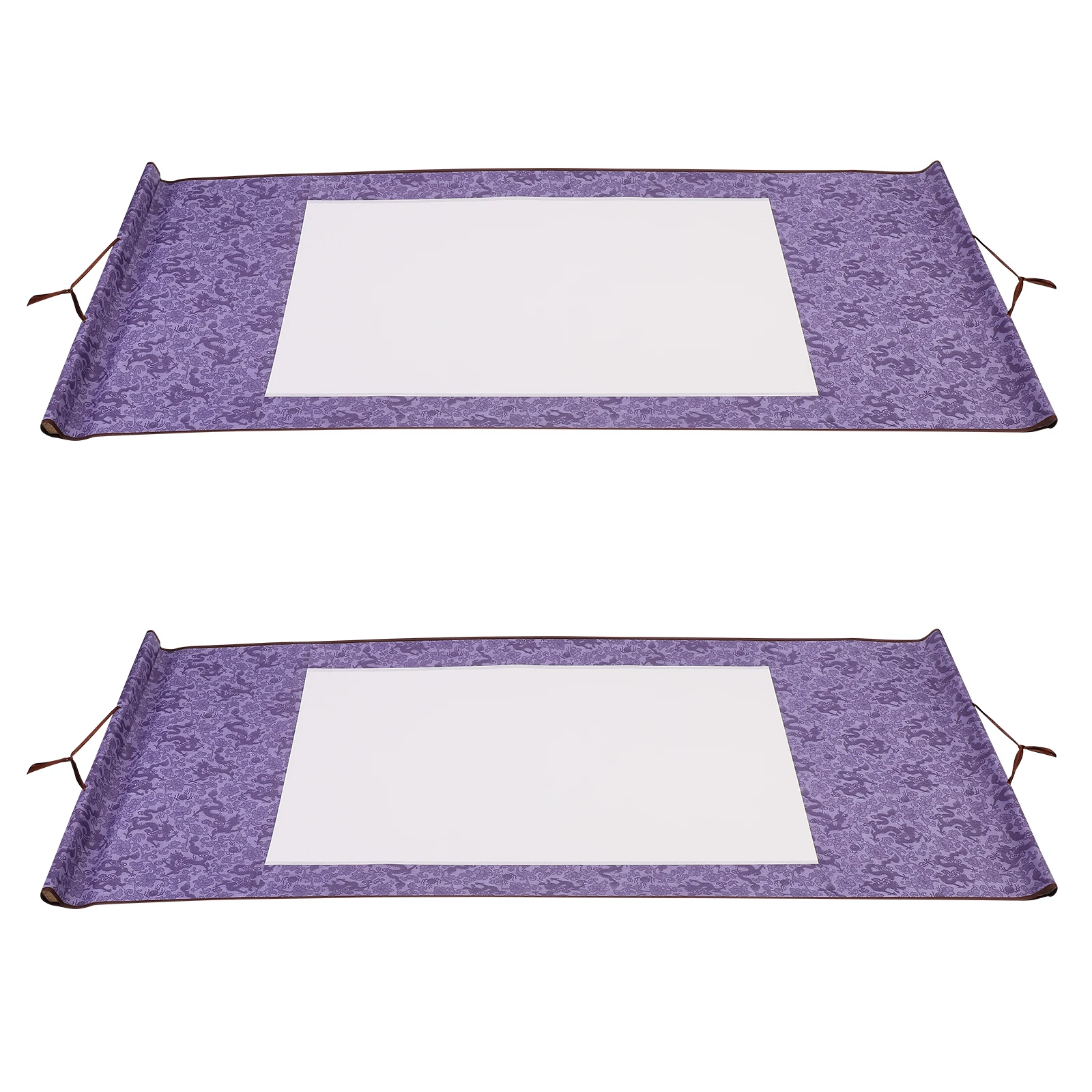 

2pcs Blank Chinese For Calligraphy Painting Art Custom Size Calligraphy Art Wall Chinese Painting Mounting Scroll s Mini