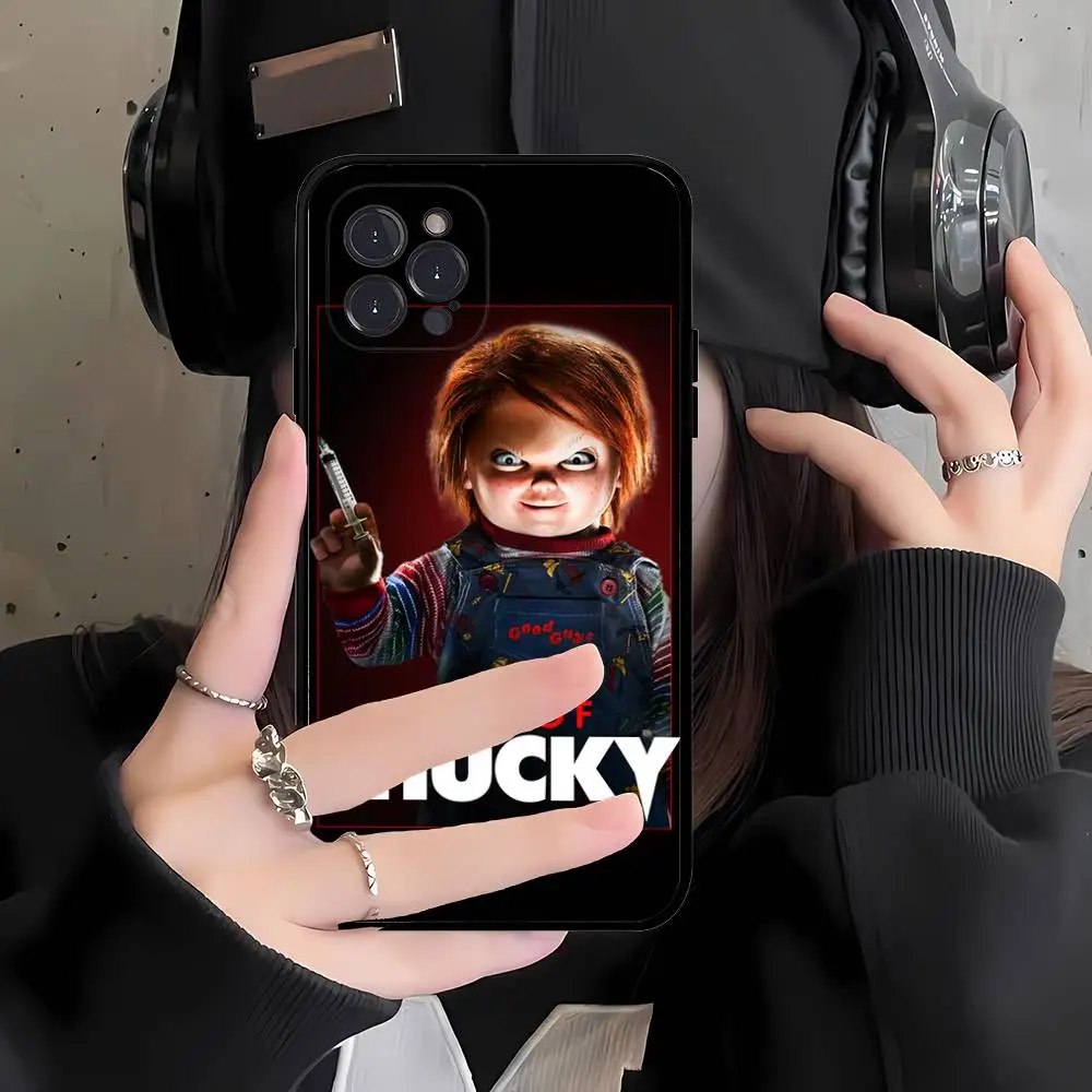 Chucky Doll Horror Movie Phone Case For iPhone 17 16 15 14 13 12 Mini 11 Pro Max Soft Silicone Cover view 3