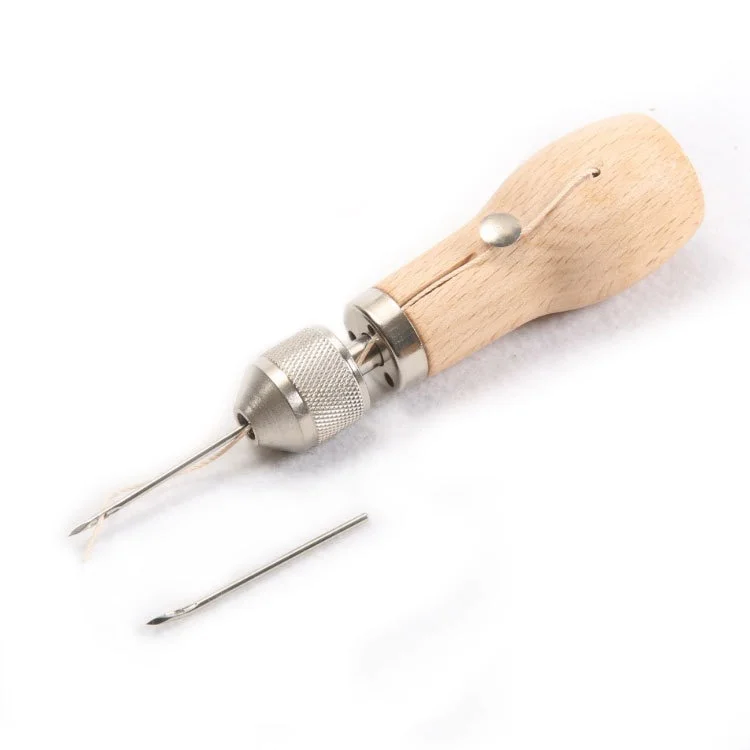 

Набор шила для шитья кожи «сделай сам», кожаный ремесленный ремень для шитья по краям, полоски для ремонта саповара, инструменты для ремонта холста, вощеная нить, инструменты для ручного шитья