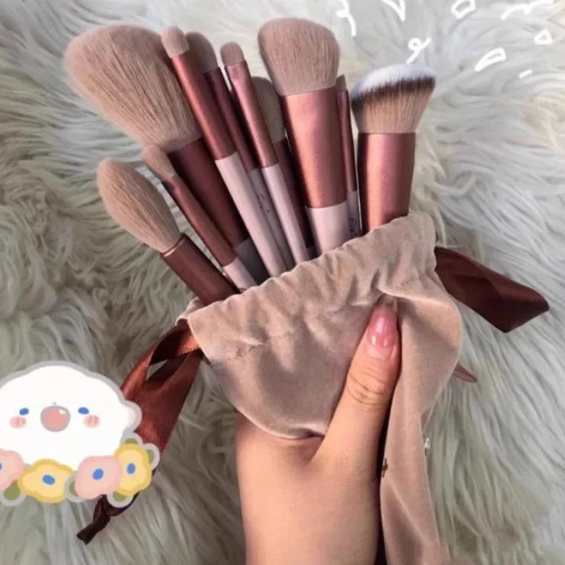 

13pcs Makeup Brush Set Soft Fluffy Professiona Cosmetic Foundation Powder Eyeshadow Kabuki Blending Make Up Brush Beauty Tool