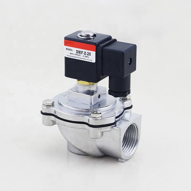 type electrovanne pneumatic solenoid dust diaphragm right angle pulse solenoid valve