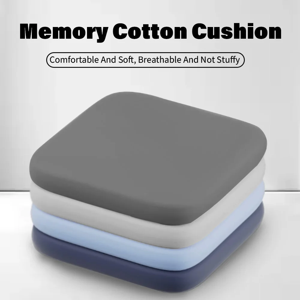 

Car seat memory foam cushion Slowly rebounds when sitting forlong time Universal for various office classroom settings