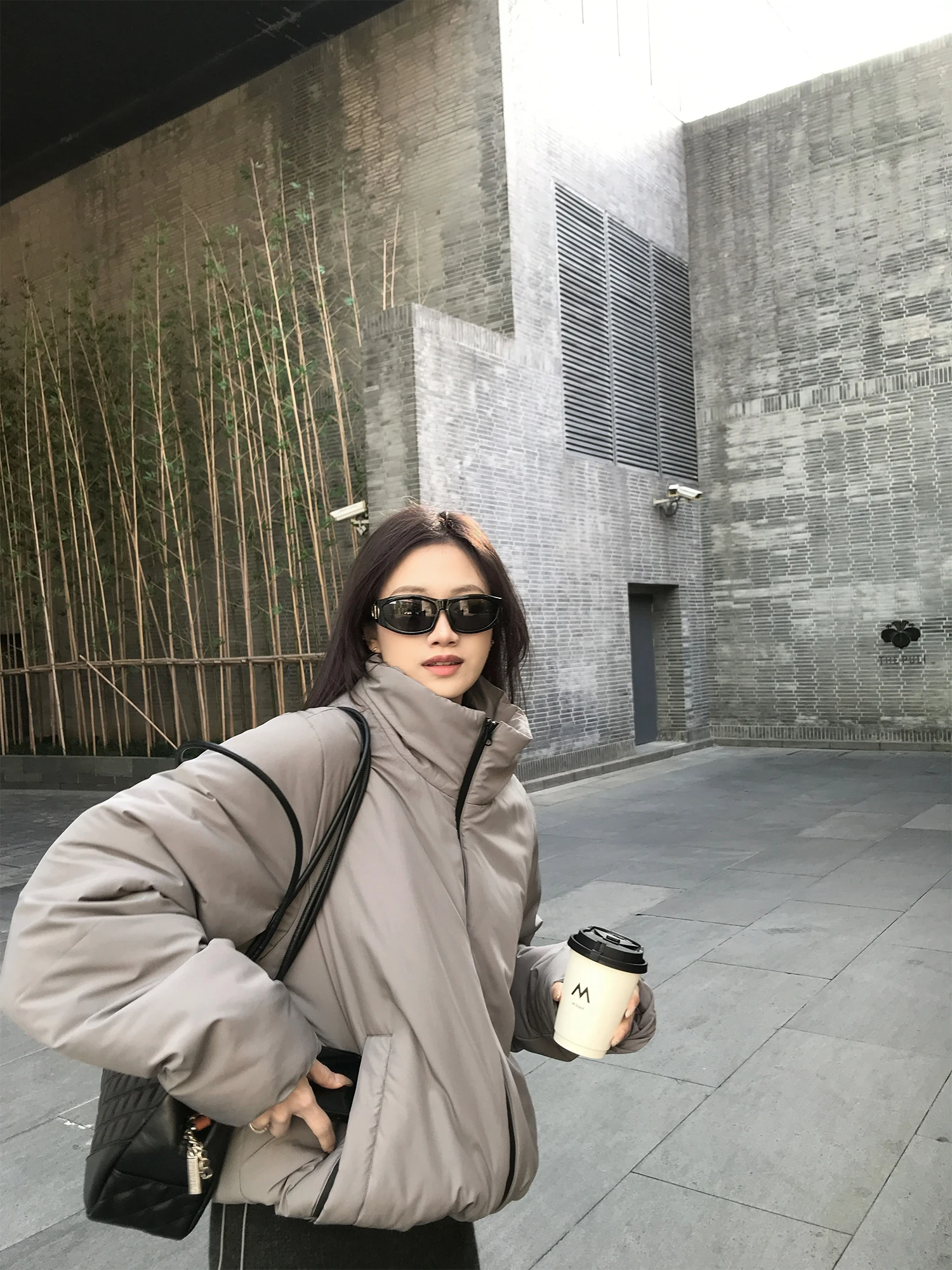 

Утепленная хлопковая куртка Superniniyy с двойным слоем, воротником-стойкой, молнией и шнурком, в корейском уличном стиле, с длинными рукавами