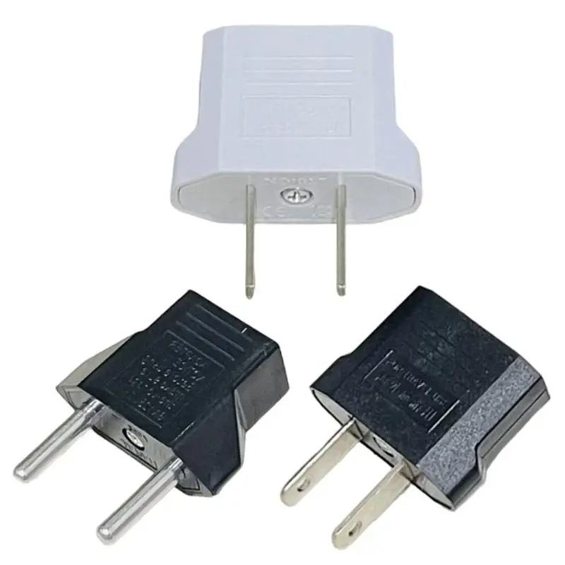 Adattatore per spina da usa a ue spina da viaggio adattatore per presa di conversione standard usa spina a 2pin convertitore per spina di alimentazione con presa elettrica 4.0
