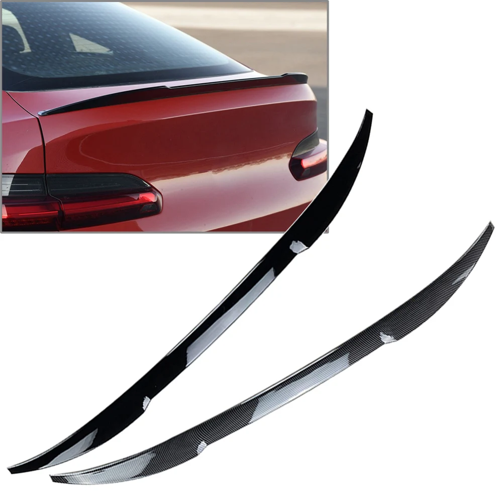 Car Rear Trunk Spoiler Lip Splitter Wing For BMW X4 G02 Xdrive 25i 28i 30i 35i M40i Sport Utility 2018 2019 2020 2021