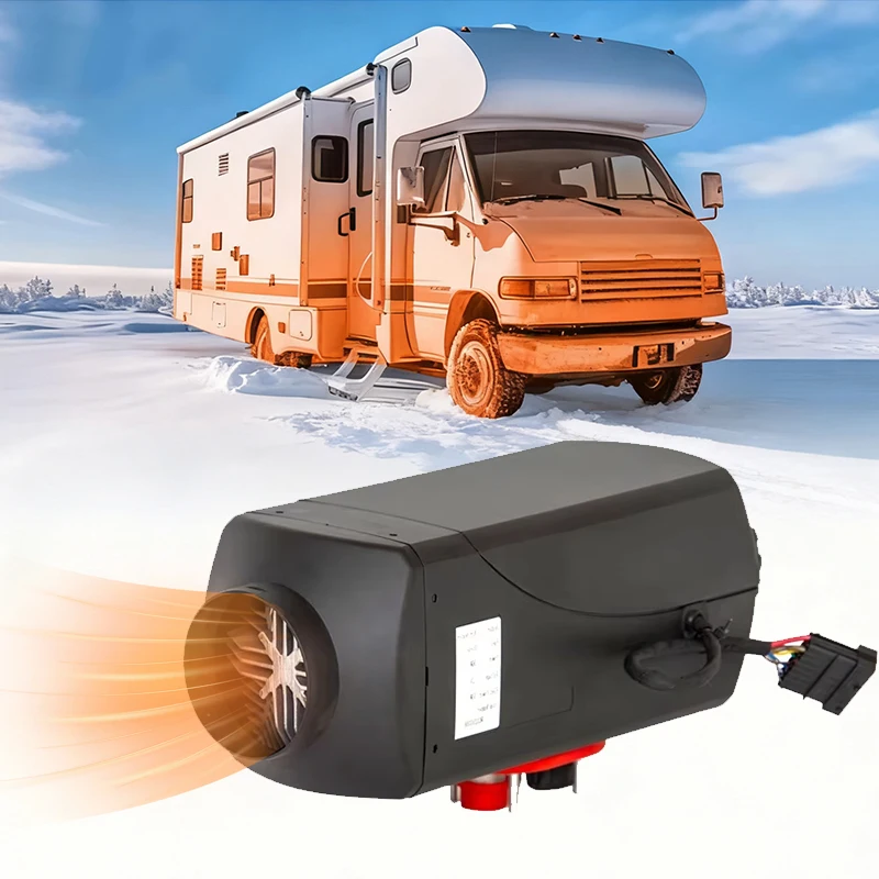 12V 24V Split Diesel Air Heater 2KW 5KW Portable Parking Heater For Cabin Tent Warehouse Boat Trailer RV Heating