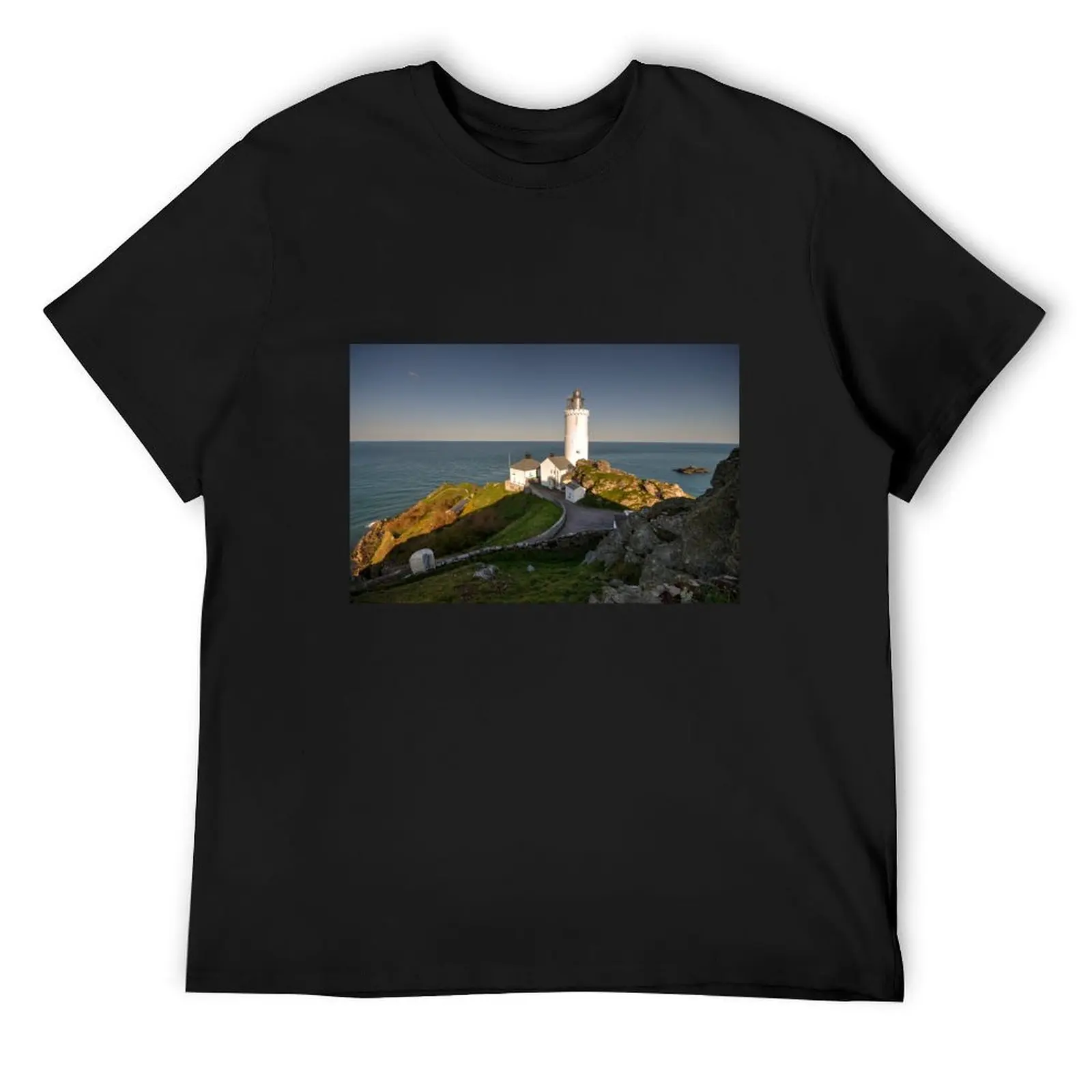 Start Point Lighthouse T-Shirt Blouse tops summer clothes graphic shirts shirts graphic tee men