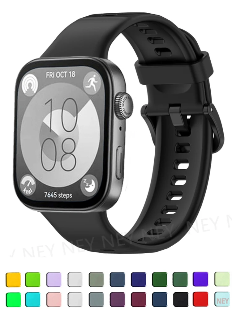 Watchband for huawei watch fit 3 strap sport official-website 1:1 Smartwatch silicone bracelet for correa huawei fit3 Accesorios