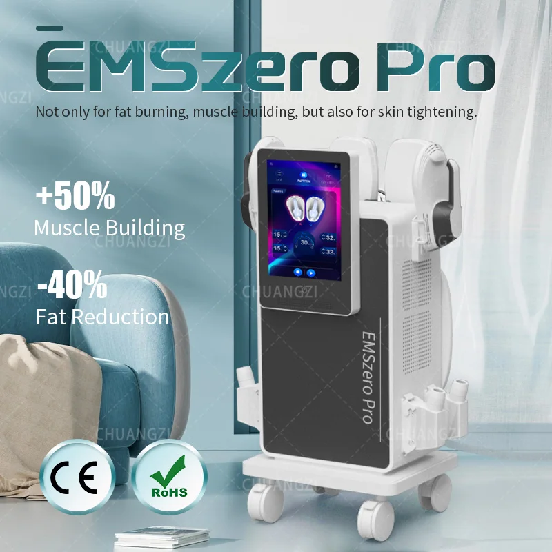 EMSzero 15RF 6500W Body Slimming Machine Nova Fat Burning Muscle Sculpting Electromagnetic