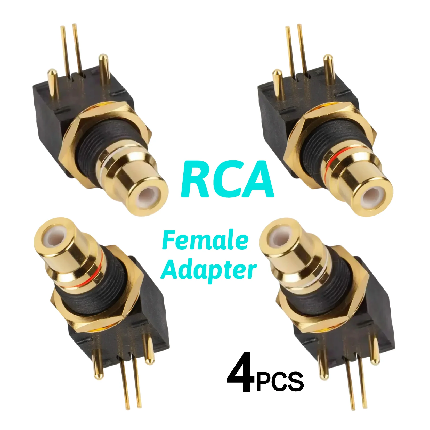 

2 шт. латунный разъем RCA, гнездовой разъем для печатной платы, ПАНЕЛЬ, паяльник, аудиоадаптер