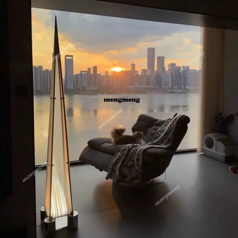 

Designer Art Floor Lamp Creative Hotel Dining Room Living Room Bedroom Stainless Steel Decorative Ambient Light